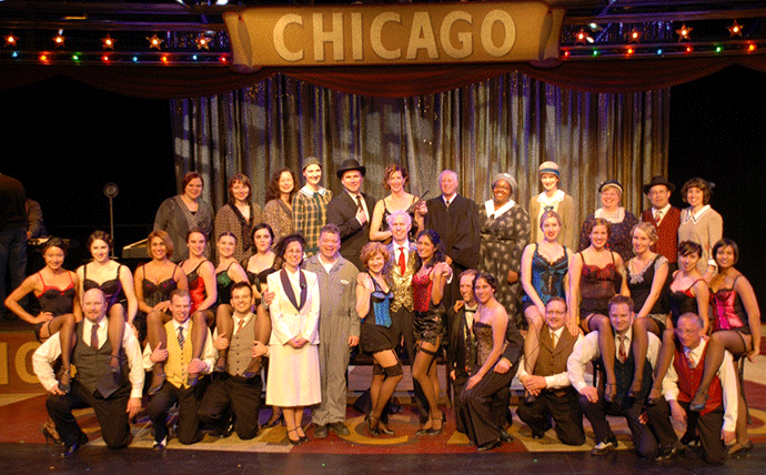 The cast of "Chicago"